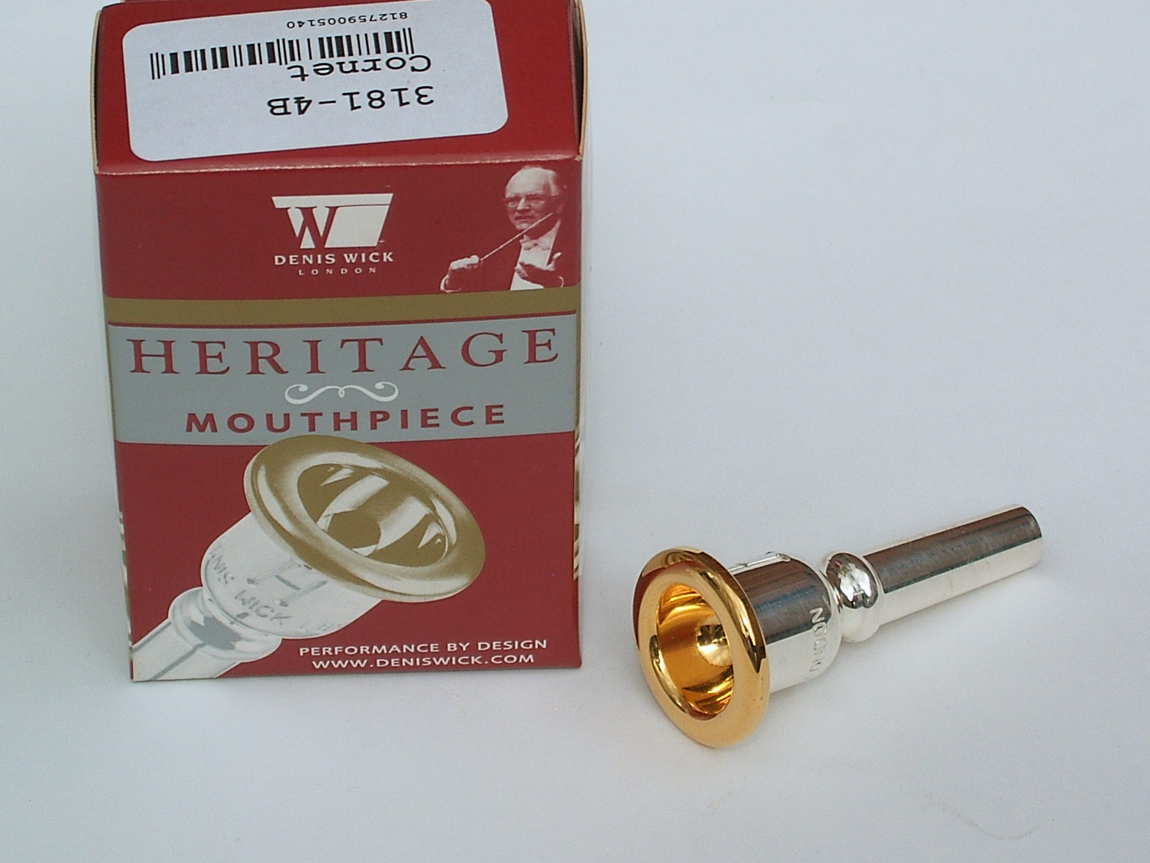 Denis Wick \"Heritage\" Model Cornet Mouthpiece